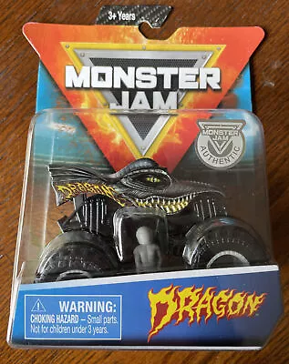 Monster Jam Authentic 1:64 Scale Race Car Dragon New On Card Spin Master 2019 • $11.99