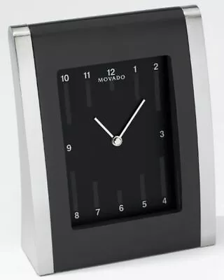 Black Elyptical Clock Tsi-177-m - Movado Desk Clocks Clock • $149.99