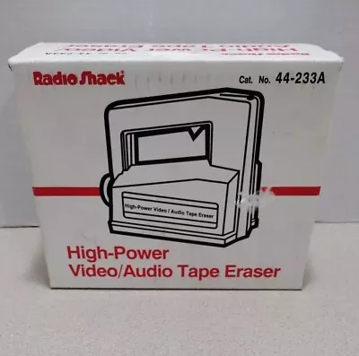 Vintage Working Radio Shack Realistic 44-233A High Power Video Audio Tape Eraser • $39.99