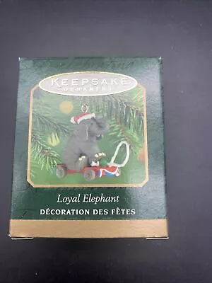 Loyal Elephant`2000`Miniature-Die Cast MetalHallmark Christmas Ornament A24 • $6.99