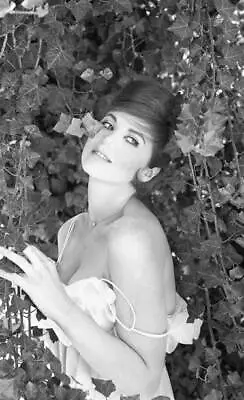 Tina Louise Poses Session In Front Of Plants 1954 Old Photo 7 • $8.50