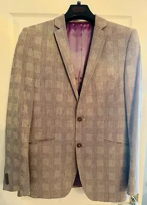 Holland Esquire Green SILK Blend P.O.W Check Sports Coat Jacket Blazer UK 40 • £40