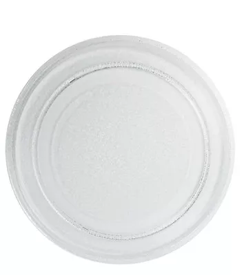 Microwave Turntable Glass Plate With Flat Bottom No Indentations 245mm    34068 • £7.99