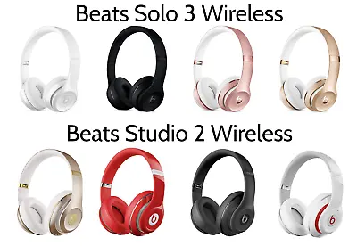 $109.99 • Buy Authentic Beats By Dre Solo 3 Studio 2 Wireless Bluetooth Headband Headphones 