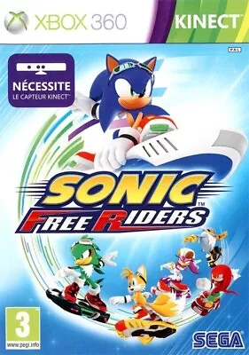 Sonic Free Riders - Microsoft Xbox 360 Kinect - Complete With Manual / VGC [PAL] • $9.95