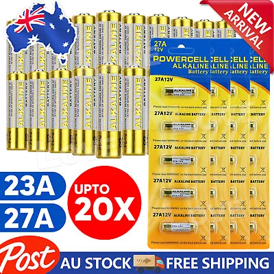 23A 21/23 A23 23A 23GA 12V Alkaline Battery For Garage Car Remote Alarm 27A MN27 • $4.45