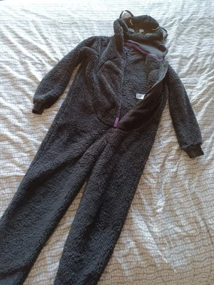 £7.50 • Buy M&S Girls All In One 1 Sie  11-12  Black Cat Fluffy Fleece
