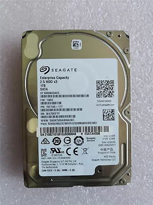 £59.86 • Buy NEW Seagate 1TB ST1000NX0423 1000GB 7200RPM SATA 6Gb/s 128MB Cache Hard Drive