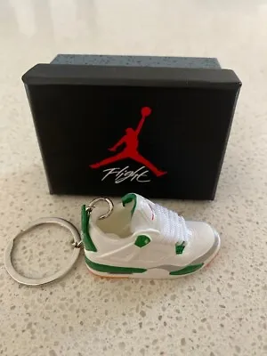 Nike Air Jordan 4 Retro Sb-(pine Green)-3d Sneaker Keychain With Box • $15