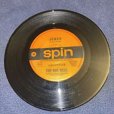 THE BEE GEES   Rare 1968 Australian Promo Only 7  OOP Spin Pop Single  Jumbo  • $29.95