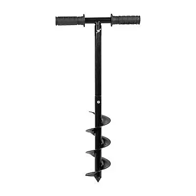 Manual Garden Earth Auger 100mm Fence Post Hole Planter Digger Hand Drill • £19.99