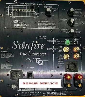 SUNFIRE TRUE EQ Signature  Amp Module *** REPAIR  SERVICE *** • $286