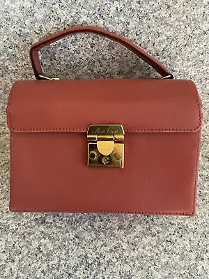 Mark Cross Coral Vintage Sara Bag Very Good Pre-Loved Condition • $180