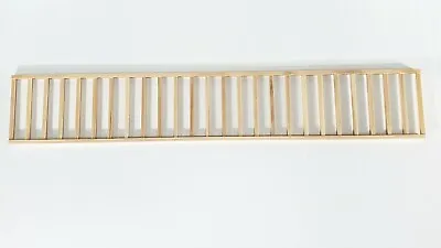 Miniature Fence Railing Assembled 17.5  For Porches Decks Gardens Dollhouses • $10.75