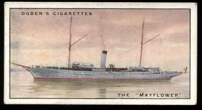 Tobacco Card Ogdens YACHTS & MOTOR BOATS 1930 The Mayflower #24 • £2