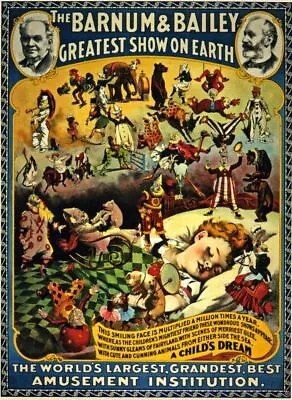 Circus Clown Carnivals Posters Vintage Photo Reproduction High Quality 506 • $14.95