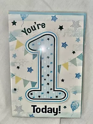 1st Birthday Boy Card / One Year Old Birthday Card / Birthday Boy 1 Card  • £1.35