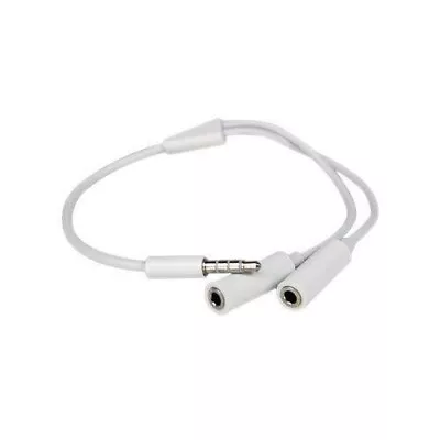 3.5mm Headphone 2 Way Audio Jack Splitter Cable IPhone IPod IPad Android Phones • £4.99