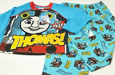 £6.99 • Buy Thomas & Friends Boy's Long Sleeve Pyjamas - Age 3-4 Years 100 % Cotton