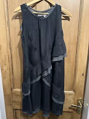 Bande Originale Lagen Look Boho Grey Dress/ Tunic From La Redoute Size 12 (flaw) • $1.25