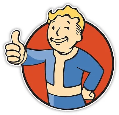 Fallout Character Vault Boy Sticker Decal Laptop Wall Car Phone Game Console  • $4.25