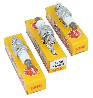 3 X NGK Spark Plugs CMR6H Fits STIHL BG56 BG66 BG86 BR200 BR550 BR600 • £16.71