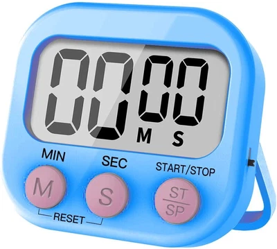 £5.10 • Buy Kitchen Timer, Magnetic Countdown Clock Large LCD Digital Cooking Timer Screen