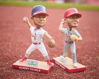 $50 • Buy Albert Pujols Or Yadier Molina St. Louis Cardinals Pitching Bobblehead 4/1 Sga