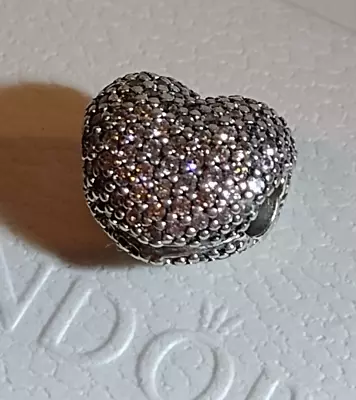 £25 • Buy Pandora-open My Heart PavÉ Clip/charm -791427cz