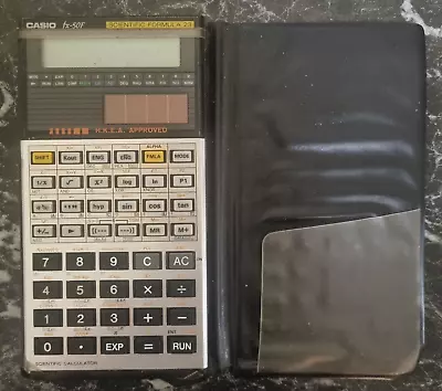 Vintage Casio Scientific Calculator Fx-50F Formula 23 Solar Power 1987 Japan • $85