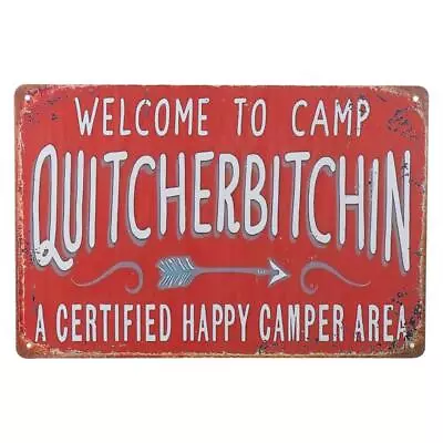 Vintage RV Decoration Plate Rustic Outdoor Signage  RVs & Campsites • $15.19