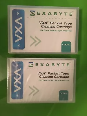  One NEW Exabyte VXA Packet Cleaning Tape Cartridge 111.00209 Factory Sealed  • $29