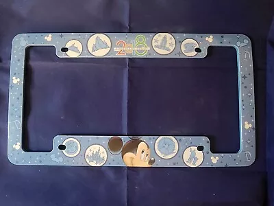 Disneyland Resort 2018 Mickey Mouse Castle Plastic License Plate Frame Unused • $19.99