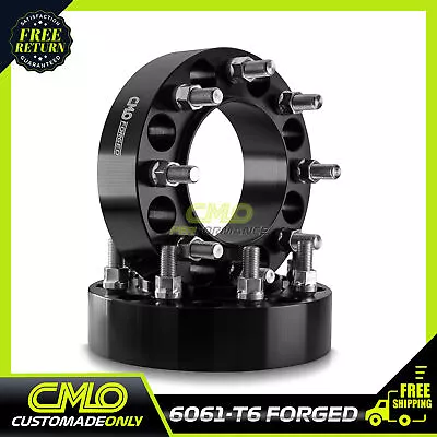 2  Black Hubcentric Wheel Spacers 8x170 14x1.5 Lugs Fits F-250 F-350 Superduty • $66.95