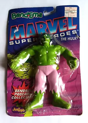 1991 Just Toys Marvel Super Heroes Bend-Ems The Hulk • $15.99