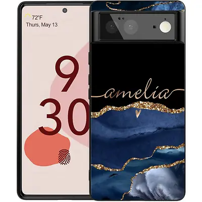 £4.78 • Buy Case For Google Pixel 7 Pro 6A 5A 4 XL 3 Marble Texture Personalised Phone Cover