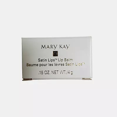 Mary Kay Satin Lips Lip Balm Fragrance-free .15 OZ.  NET WT. / 4 G NWB • $17.95