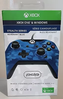 PDP Revenant Blue Camouflage Xbox One & Windows Wired Controller • $75