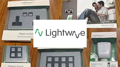 £50 • Buy Lightwave Dimmer Switches, Sockets, Thermostat, TRV, & HUBs. Brand New Free P&P