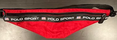 Vintage 90’s Ralph Lauren Polo Sport Fanny Waist Pack Cross Body Red • $2.05