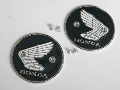 $29.98 • Buy SET Honda S90 CD90z C92 C95 C200 CB160 CB92 CD50 CD65 CD70 CL90 Fuel Tank Emblem