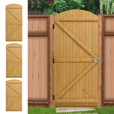 Garden Wooden Gate Flat Top Pedestrian Solid Pine Door Gate Kit Pressure Doors • £70.99
