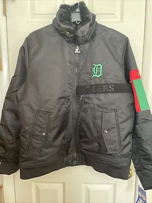 Detroit Tigers Men’s 2XL Starter X Ty Mopkins Black History Month Satin Jacket • $90