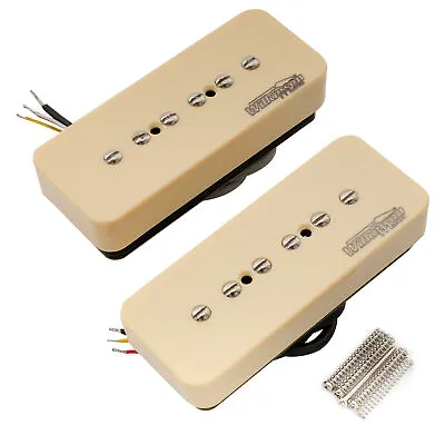 Wilkinson Cream P90 Soapbar Humbucker Size Single Coil Neck Bridge Guitar Pickup • $32.91