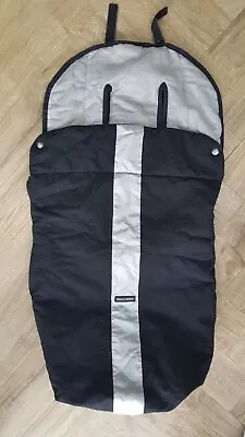 £29.99 • Buy Maclaren Techno XT Padded Footmuff / Cosytoes Stroller / Pushchair Black & Grey