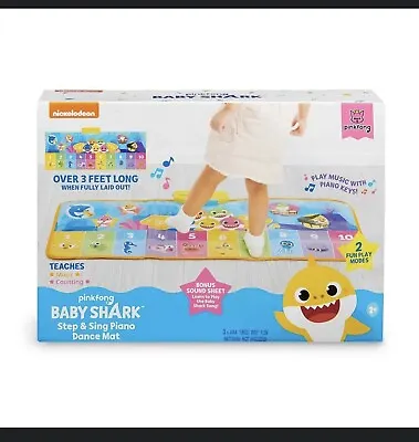 Baby Shark Step And Sing Kids Dance Mat - Interactive Musical Toy For Toddlers  • £14.99