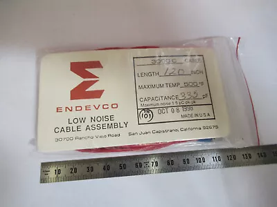 MEGGITT ENDEVCO 3090C CABLE LOW NOISE For ACCELEROMETER VIBRATION &81-B-10 • $75