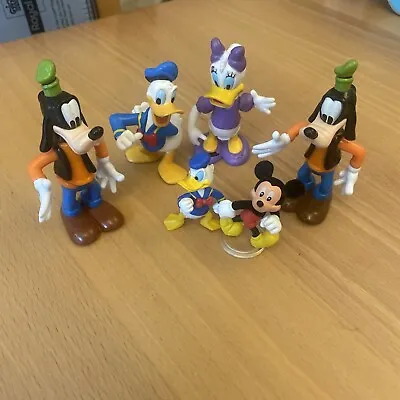 Mickey Mouse Clubhouse Friends Figure Set Mickey Donald Daisy Goofy Figures • £6.99