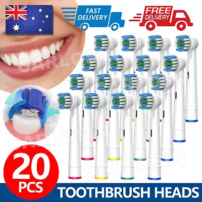 $12.95 • Buy 20pcs Electric Toothbrush Replacement Heads For Oral B Braun Models Series AU
