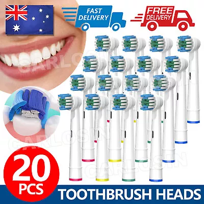 20pcs Electric Toothbrush Replacement Heads For Oral B Braun Models Series AU • $10.95